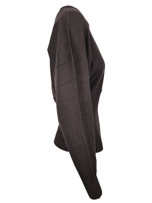 maglia donna bordo alto marrone ( Nude ) | 1101W2551408
